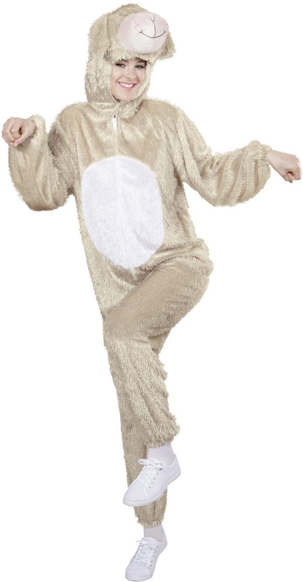 Schaap & Lammetje & Geit Kostuum | Full-Body Pluche Schaap | Volwassen | Large / XL | Carnaval kostuum | Verkleedkleding